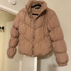 Love Tree Women's Mauve Puffer Jacket